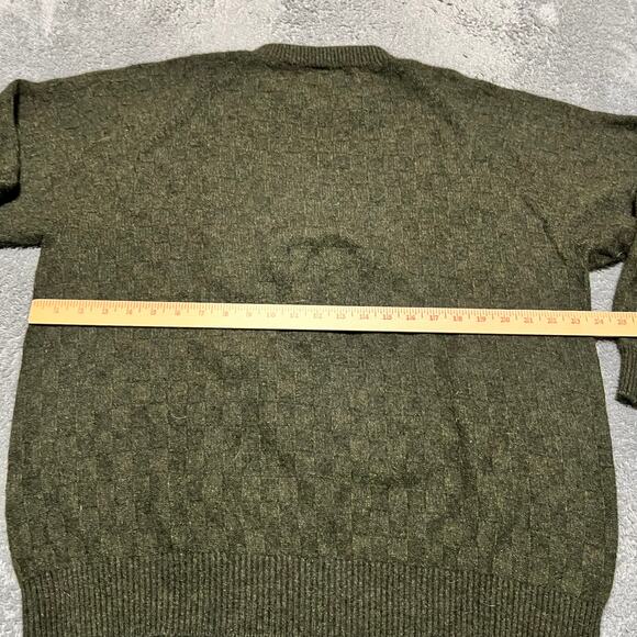 Lothlorian Sweater Mens Large Green Merino Wool Possum New Zealand - Picture 7 of 7